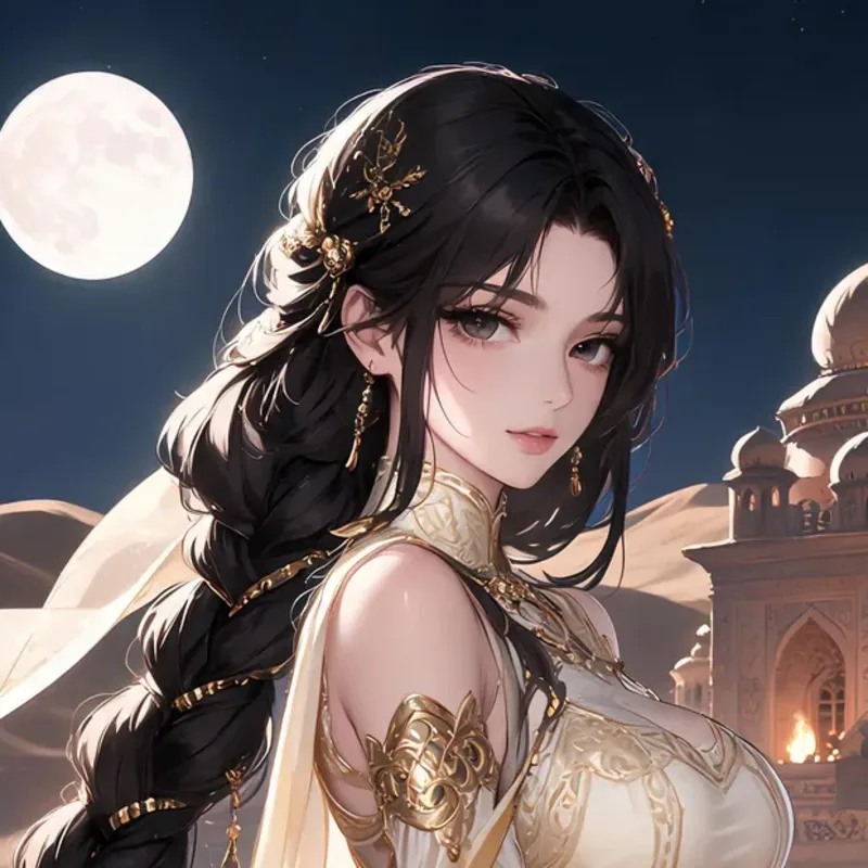 Yara, a desert fantasy AI companion