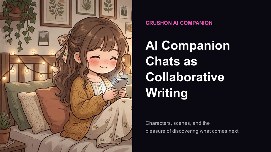 Why AI Companion Chats Can Feel Like Collaborative Writing