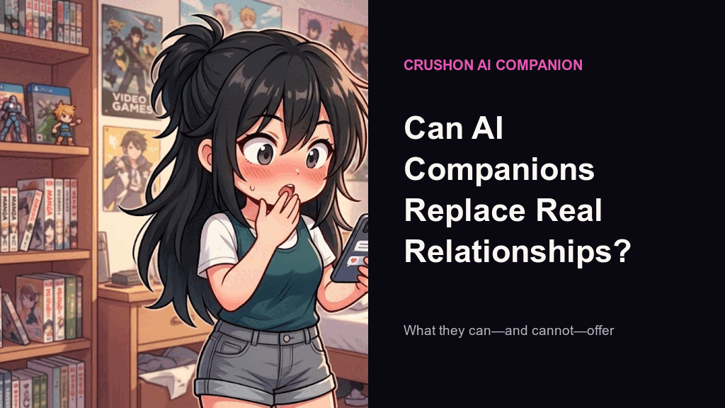 Can an AI Companion Replace a Real Relationship? What It Can—and Can’t Offer